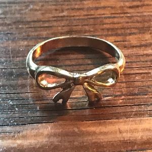 Brand New Gold Bow Ring Size 6